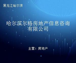 哈尔滨尔格房地产信息咨询 专业服务如何成为购房路上的“导航仪”